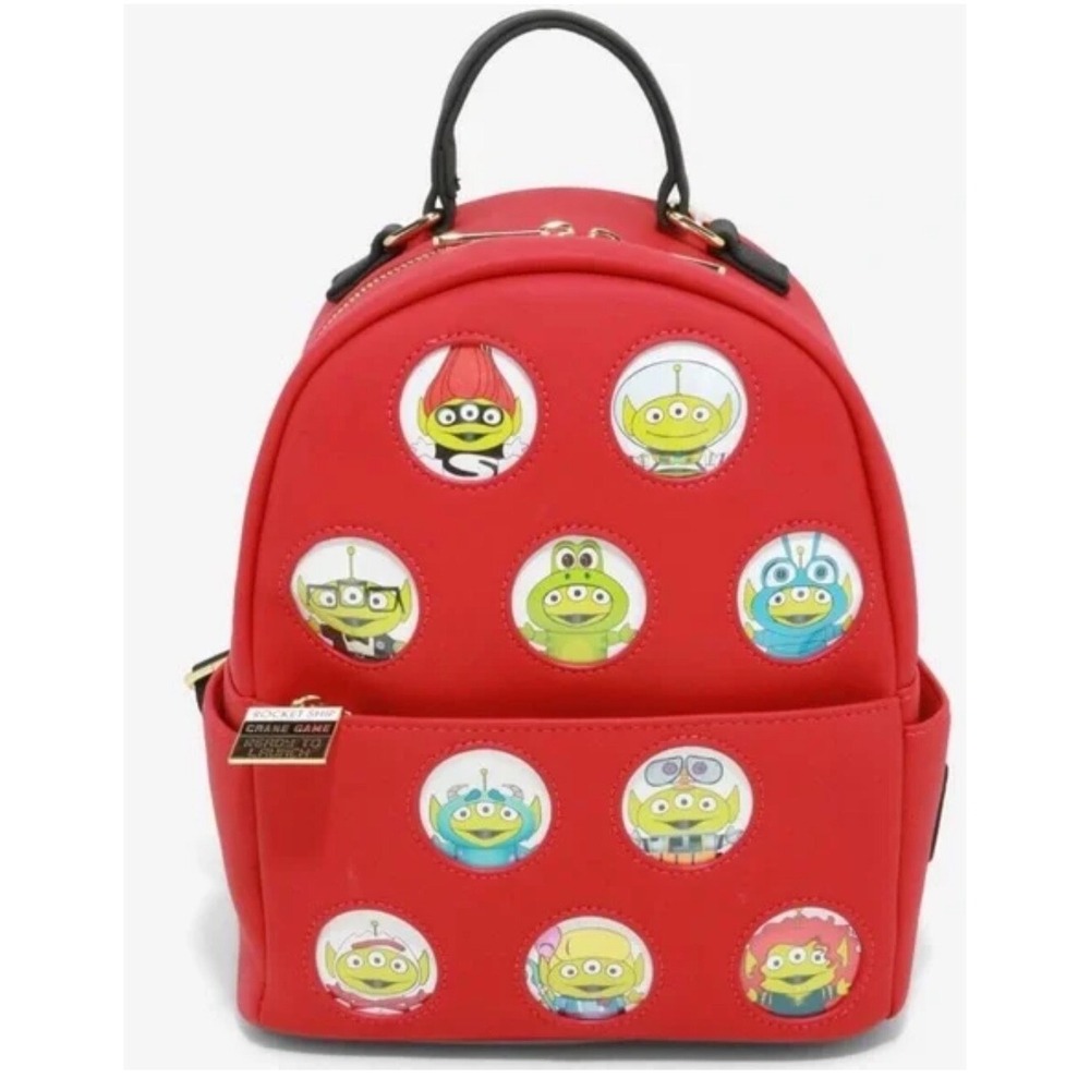 Disney Loungefly Pixar Toy Story Alien Remix Mini Backpack